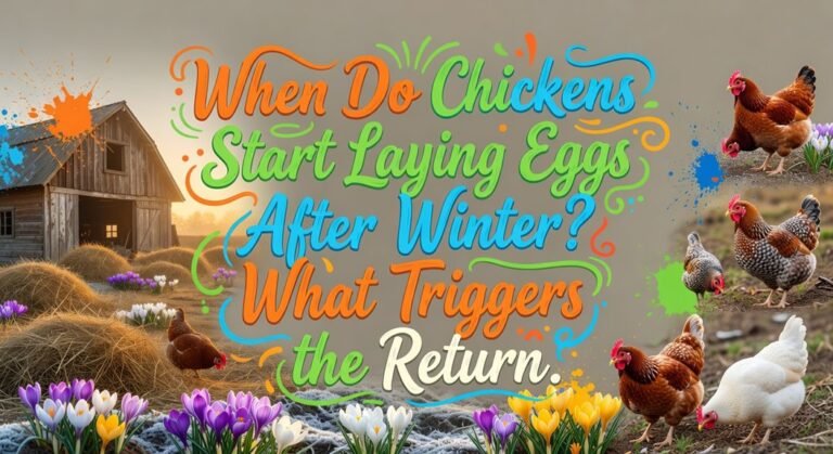 spring triggers egg laying