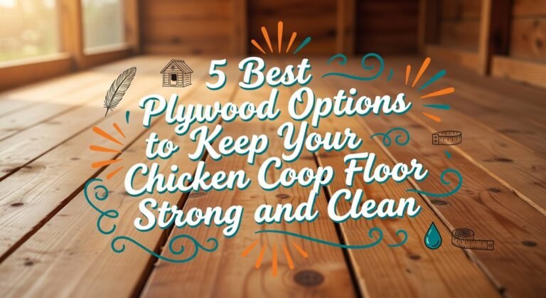 strong clean chicken flooring