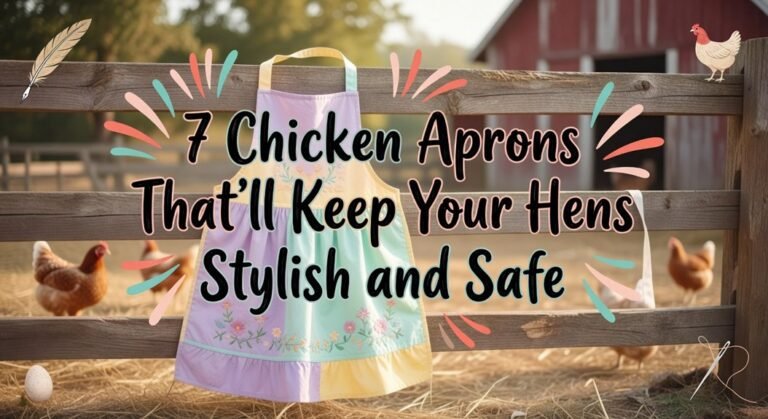 stylish and safe chicken aprons