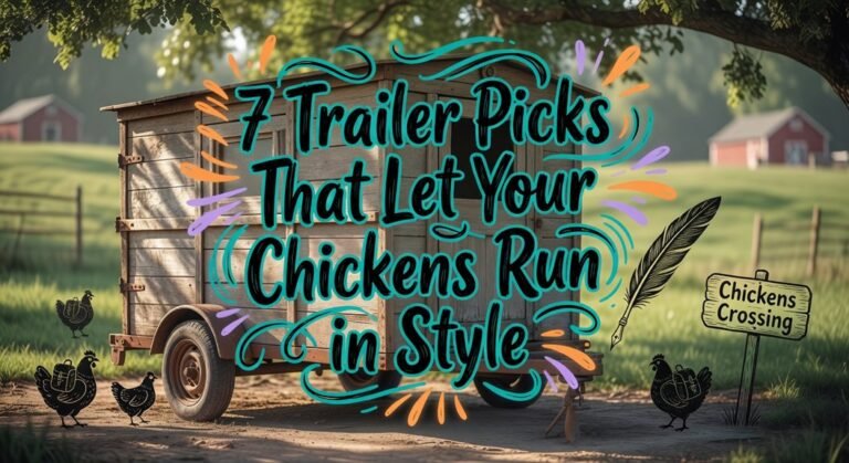 stylish chicken trailer options