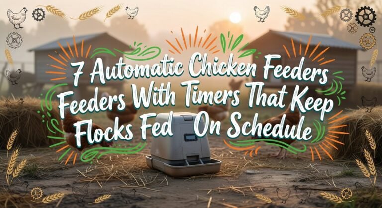 timed poultry feeding devices