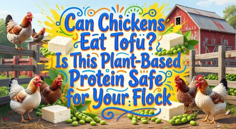 tofu safe for chickens