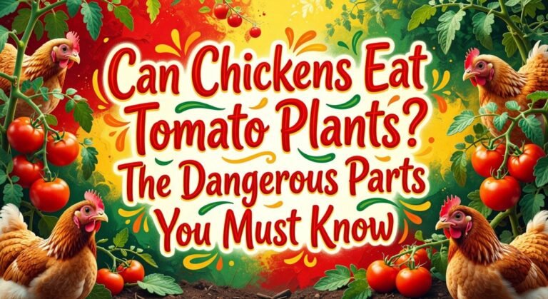 tomato plants toxic chickens