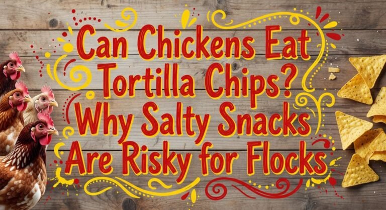 tortilla chips threaten chickens