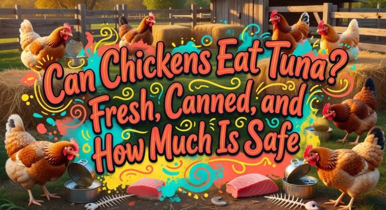 tuna safety for chickens