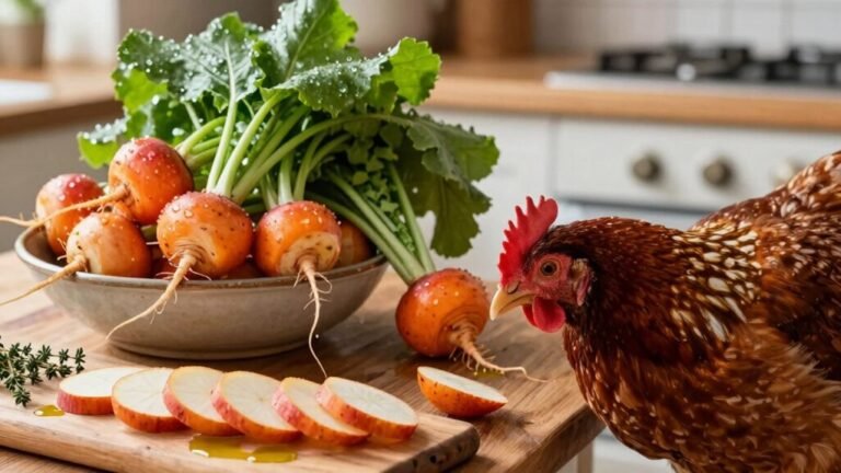 turnip feeding guide chickens
