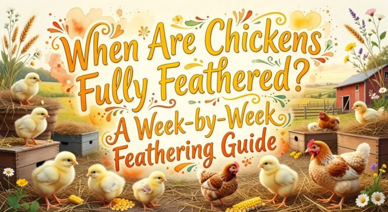 week by week chicken feathering
